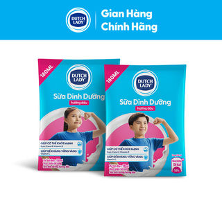 Thùng 24 Bịch Sữa Dinh Dưỡng Dutch Lady Hương Dâu 24x180ml