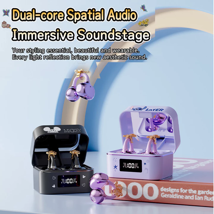 Tai nghe Disney A33 Tai nghe kẹp tai Tai nghe độ phân giải cao Tai nghe không dây Bluetooth Tai nghe nhỏ Gương đi lại hàng ngày cho tai nghe âm nhạc – 6