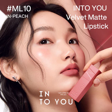 INTO YOU Son Lì Mờ Son Kem Lì Mịn Mượt Công Thức Không Khô Môi Màu Sắc Cao Độ Bám Màu Cao Kết Thúc Mờ Hoàn Hảo Cho Trang Điểm Hàng Ngày