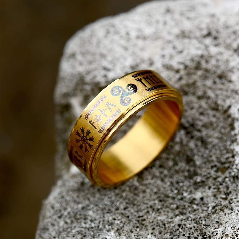 Titanium Steel Ring by Topick Fashion