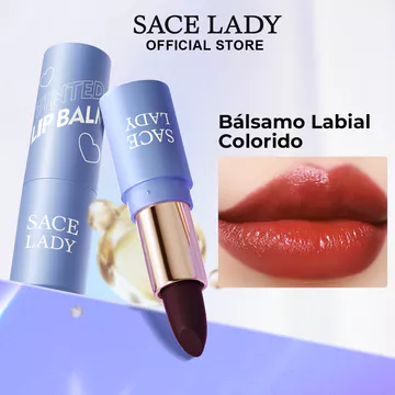 SACE LADY Son dưỡng môi có màu, lâu trôi, chống nước, son tint, son thỏi, độ lên màu chuẩn, trang điểm môi cao cấp