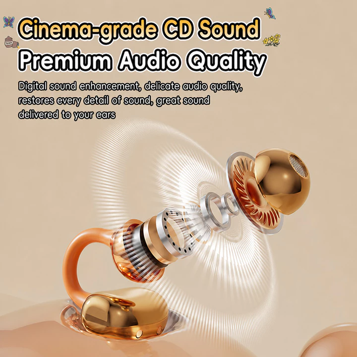 Tai nghe Disney A33 Tai nghe kẹp tai Tai nghe độ phân giải cao Tai nghe không dây Bluetooth Tai nghe nhỏ Gương đi lại hàng ngày cho tai nghe âm nhạc – 3