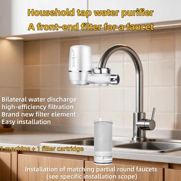 Bộ lọc đầu vòi nước kèm 1/2/3 lõi thay thế, lõi than hoạt tính lọc hiệu quả cặn bẩn, tạp chất, tóc, gỉ sét, hạt thô, lắng cặn; nên thay lõi sau 3 tháng và có thể rửa lại; lưu ý đọc kỹ hướng dẫn lắp đặ