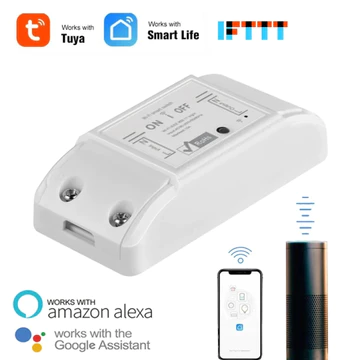 Công tắc thông minh Axus Universal Breaker Hẹn giờ Cuộc sống thông minh Ứng dụng Công tắc không dây Điều khiển không dây Hoạt động với Alexa cho công tắc thông minh Google cho công tắc không dây ánh s