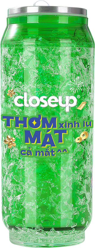 [PC Gift] Ly nước nhựa cầm tay Closeup lon đá