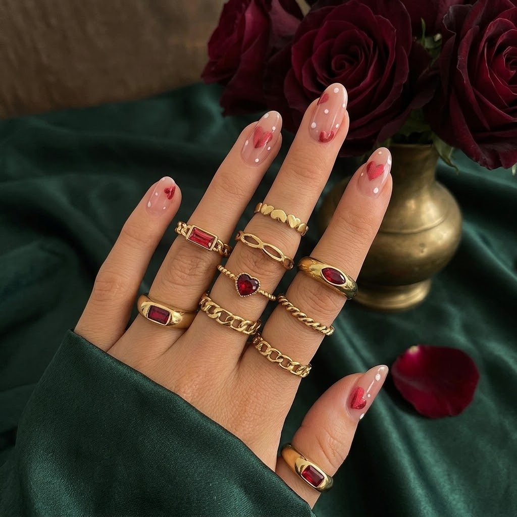 Gemstone Wedding Ring by Topick Fashion