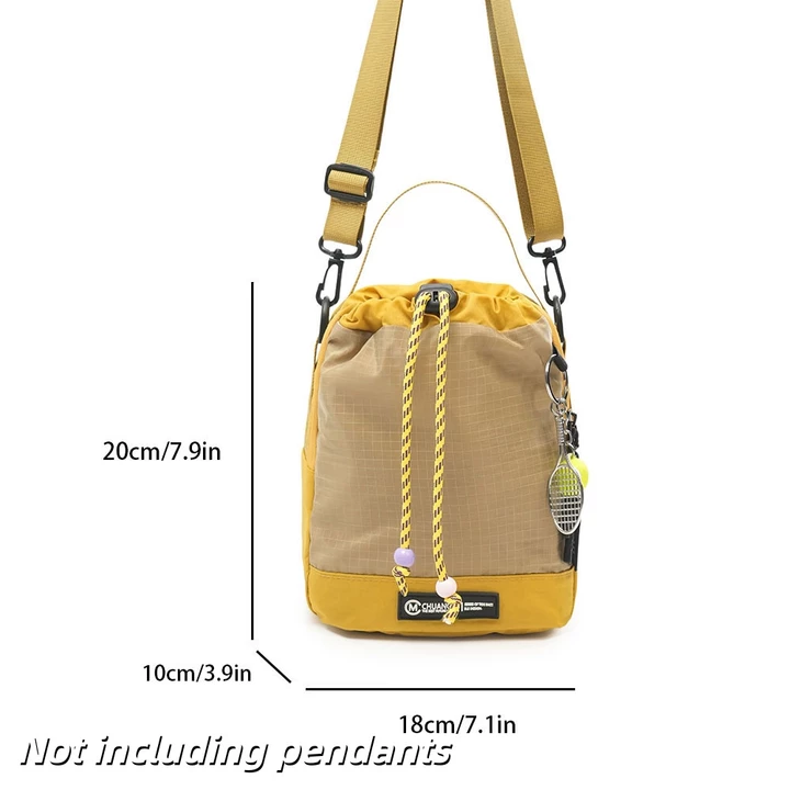 Women's Nylon Crossbody Bag – Mini – 3