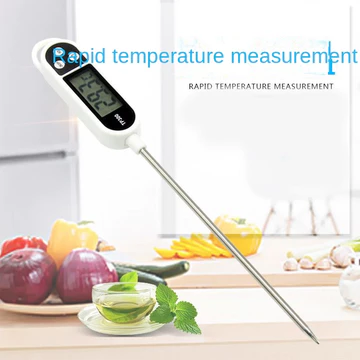 Nhiệt kế thực phẩm Đo nhiệt độ dầu Nhiệt kế nướng Đo nhiệt độ nước Nhiệt kế bột cho bé Kiểu đầu dò điện tử