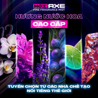 Lăn ngăn mùi hương nước hoa cao cấp AXE 45ml, công nghệ hóa mồ hôi thành mùi hương thơm mát 72h