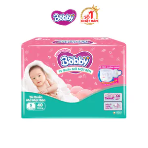 Tã Bobby Quần Mở Một Bên size S40 miếng