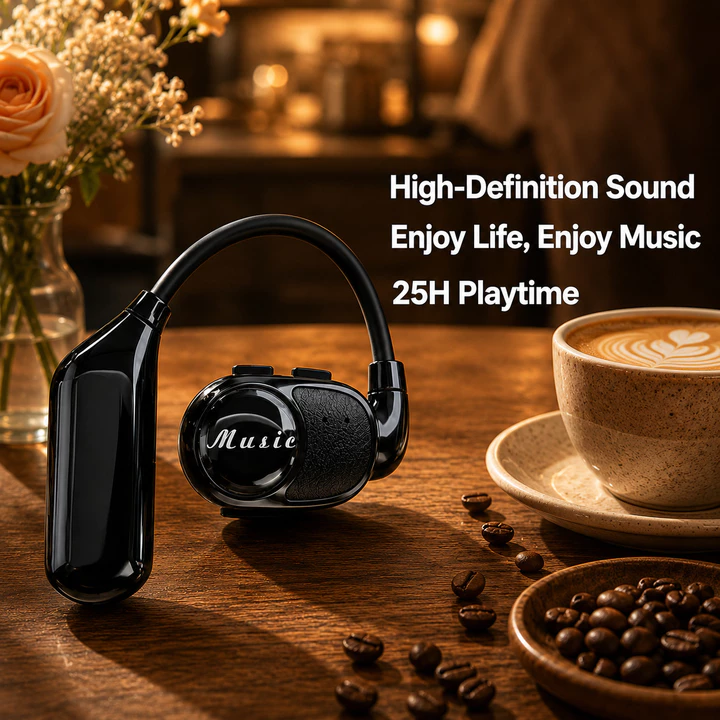 Tai nghe V3 Tai nghe Bluetooth Tai nghe không dây Tai nghe chơi game Tai nghe khử tiếng ồn Tai nghe mở tai một tai Tuổi thọ pin dài tốt Bass nặng Nghe ngoài trời