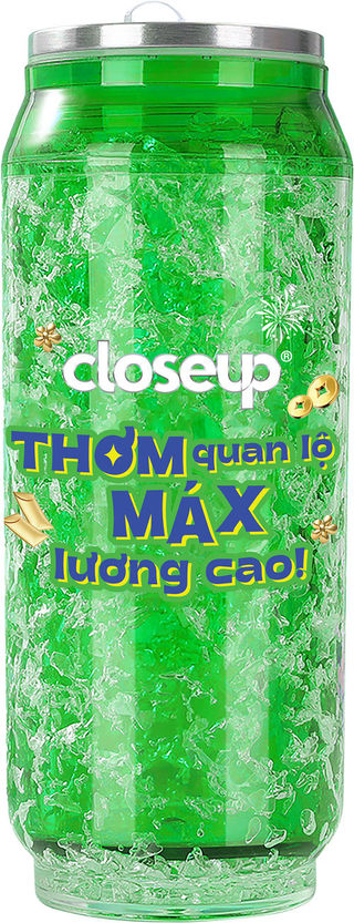 [PC Gift] Ly nước nhựa cầm tay Closeup lon đá