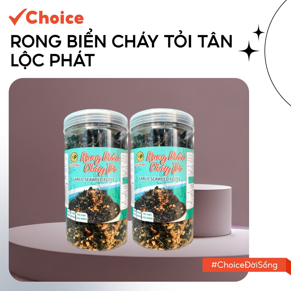[Choice] Rong Biển Cháy Tỏi Tân Lộc Phát FM2-2709-107 Thơm Ngon Đậm Vị