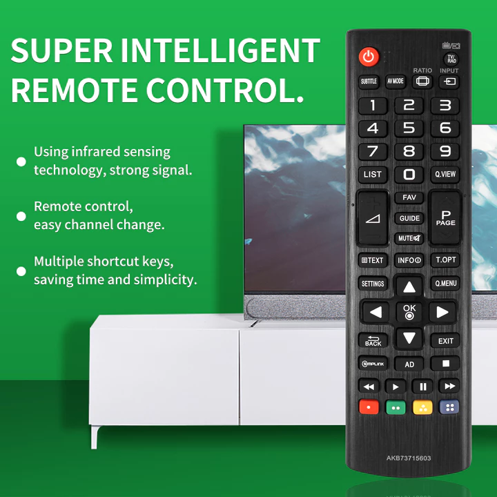 Thay thế Điều khiển từ xa đa năng cho TV tất cả các mẫu LG LCD LED 3D HDTV Smart TV AKB75095307 AK-4774915305
