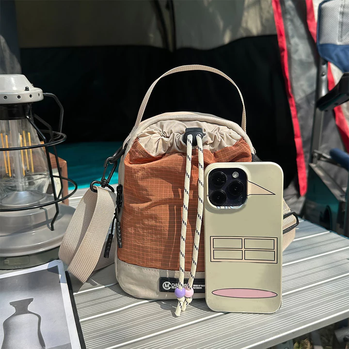 Women's Nylon Crossbody Bag – Mini – 4