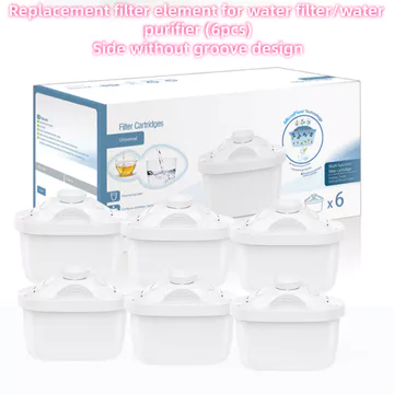 Bộ lọc 6 chiếc mới Ấm đun nước / Ấm đun nước lưới Bộ lọc thay thế, Thiết kế không rãnh màu trắng, Ấm đun nước lọc gia dụng một phần đa năng, Giảm mùi của nước kiềm Clo cải thiện nước