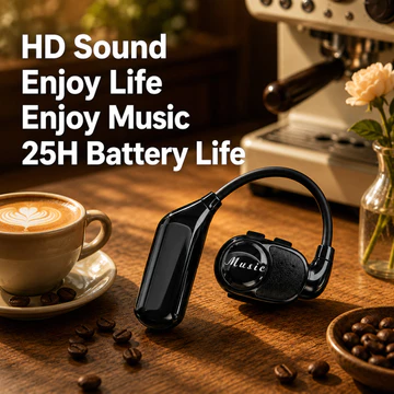 Tai nghe V3 Tai nghe Bluetooth Tai nghe thể thao không dây Tai nghe âm trầm nặng Tai nghe chơi game Khử tiếng ồn Tai nghe mở tai một tai tốt Tuổi thọ pin dài Âm thanh đi lại