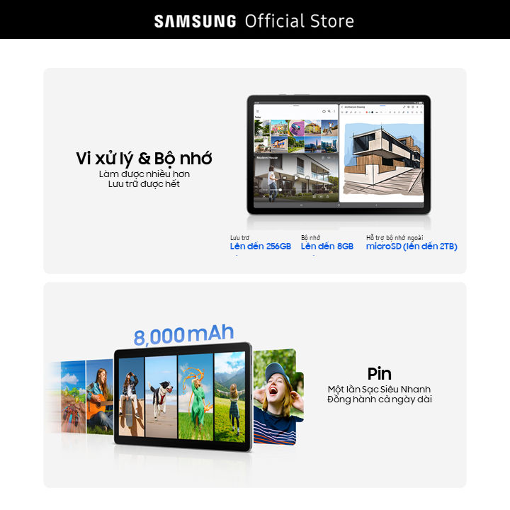 Máy Tính Bảng Samsung Tab S10 Lite 6GB/128GB