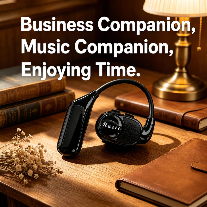 Tai nghe V3 Tai nghe Bass nặng Tai nghe không dây Bluetooth Tai nghe chơi game Khử tiếng ồn Tai nghe mở tai một tai Tai nghe nhét tai tốt Tuổi thọ pin dài Nghe ngày làm việc