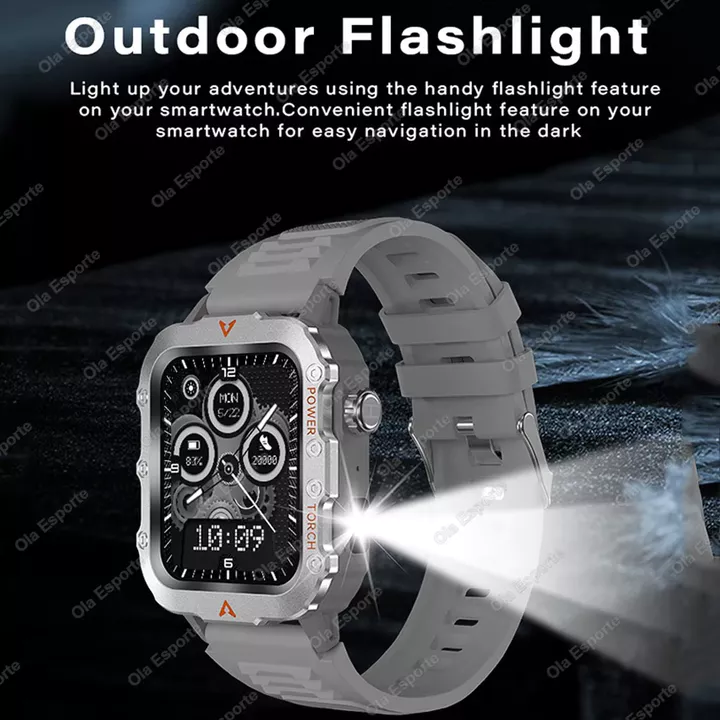 Màn Hình AMOLED Nam Đồng Hồ Thông Minh Bluetooth 5.2 Gọi Nhịp Tim Oxy Máu Theo Dõi Huyết Áp Đồng Hồ Thông Minh Nhiều Chế Độ Thể Thao – 2