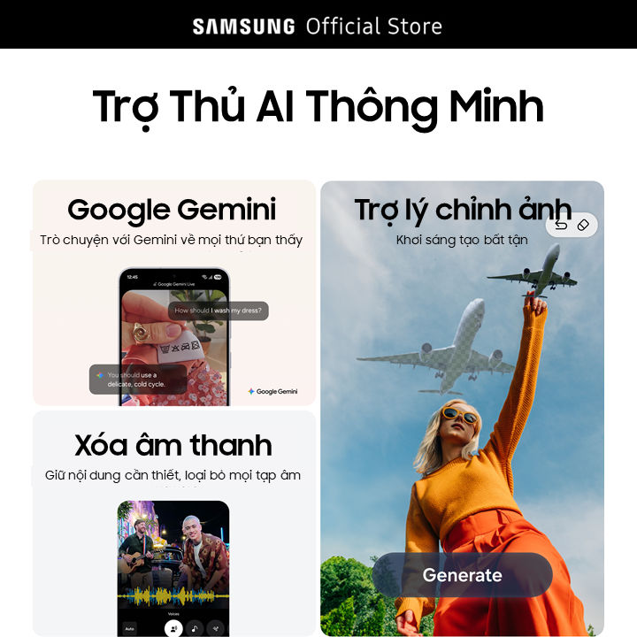 Combo Độc Quyền: Điện Thoại Samsung Galaxy S25 FE 128GB + Tai Nghe Samsung Galaxy Buds Core