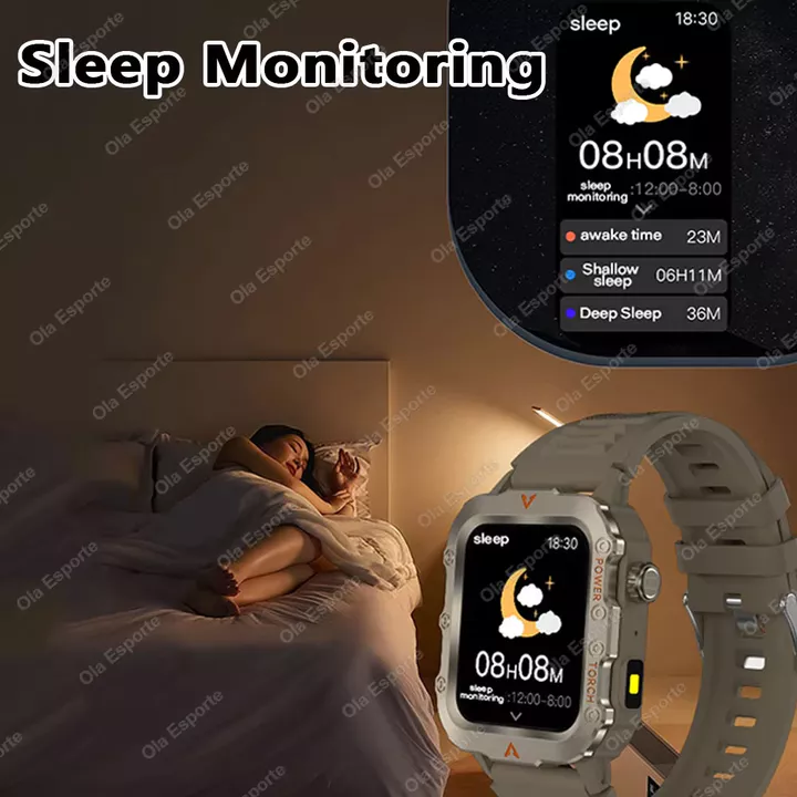 Màn Hình AMOLED Nam Đồng Hồ Thông Minh Bluetooth 5.2 Gọi Nhịp Tim Oxy Máu Theo Dõi Huyết Áp Đồng Hồ Thông Minh Nhiều Chế Độ Thể Thao – 4