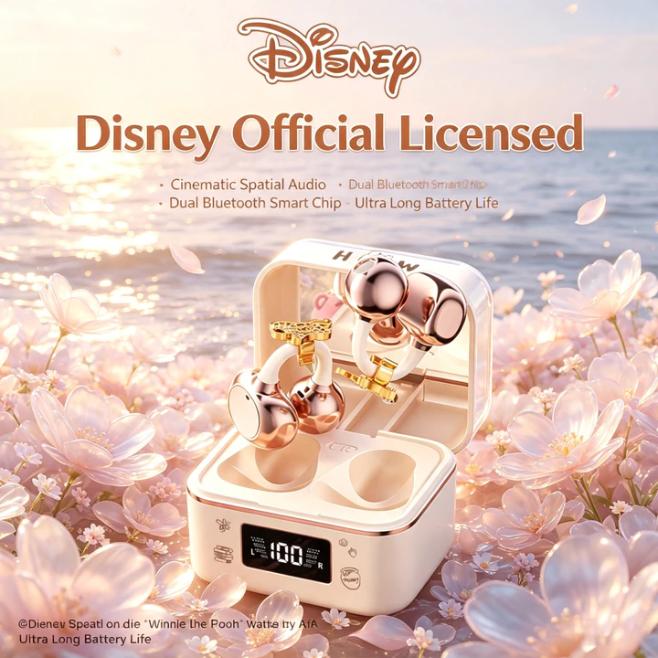 Tai Nghe Disney A33 Tai Nghe Tai Nghe Thời Trang Tai Nghe Mới Nâng Cấp Chip Bluetooth Tai Nghe Nhẹ Thoải Mái Lâu Dài Đeo Tai Nghe