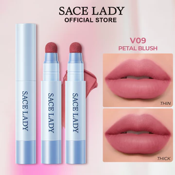 SACE LADY Son Kem Lì, Hiệu Ứng Lì Mịn, Lâu Trôi, Chính Hãng, Giá Hợp Lý