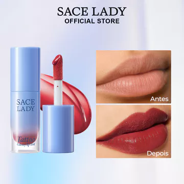 SACE LADY Hình Xăm Son Bóng Son Bóng 16H Lâu Dài Glassy Finish Không Dính Không Chuyển Lựa Chọn Trang Điểm Giá Rẻ Chính Thức