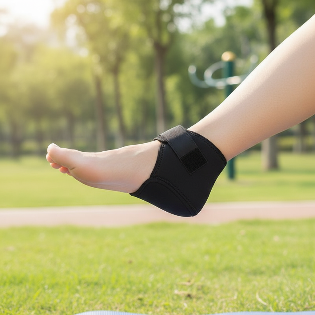  Miếng đệm gót chân cho viêm cân gan chân - Bộ 2 cái, giảm đau và áp lực gót chân.