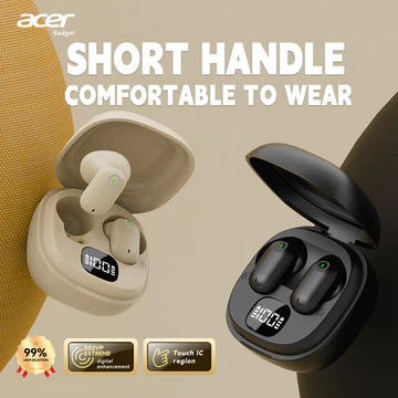 Tai nghe Acer OHR501 Tai nghe Tai nghe Tai nghe Bluetooth bán trong tai nhẹ 5.4 Tai nghe nhét tai 20 giờ Giờ chơi 3.6g Tai nghe thoải mái Âm nhạc