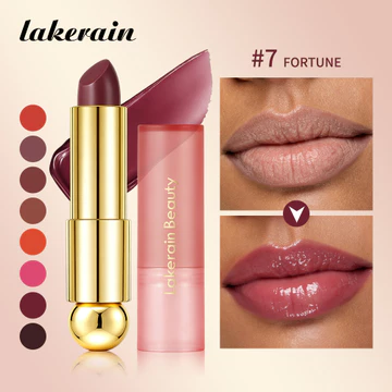 Lakerain Beauty Son Dầu Bóng Môi Có Màu 2 Cây – Màu Sắc Lì, Lớp Bóng Cao Cấp, Dưỡng Môi Toàn Diện