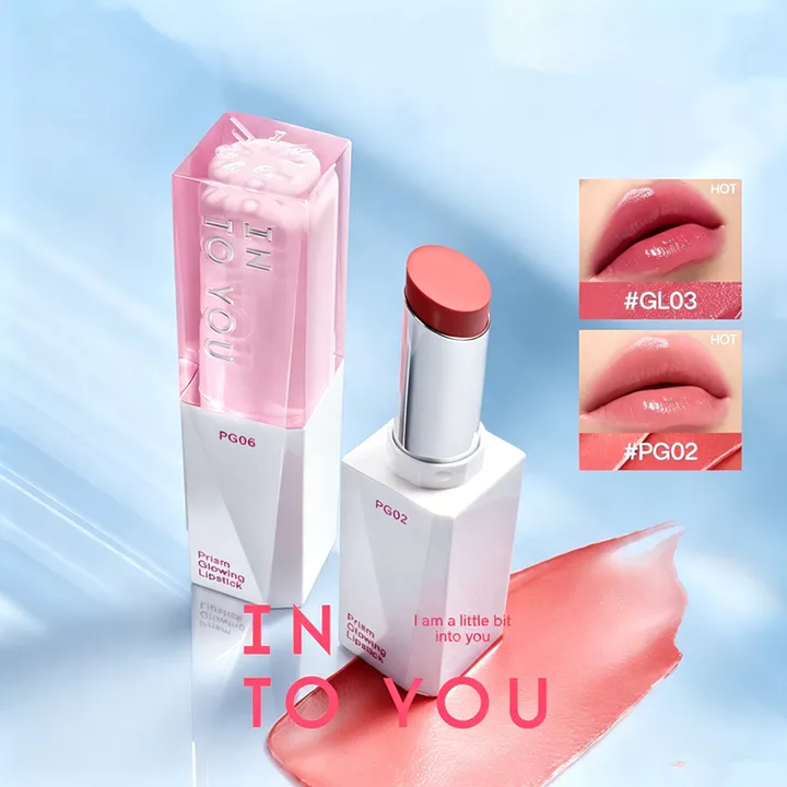 INTO YOU Son môi gương soi, bóng nhẹ cao, dưỡng ẩm lâu trôi, trang điểm môi mịn màng, phù hợp sử dụng hàng ngày