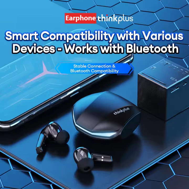 Tai nghe Lenovo Thinkplus Tai nghe không dây Tai nghe HiFi chống nước Bluetooth Tai nghe nhét tai âm thanh nổi trong tai có hộp sạc cho tai nghe nhạc – 7