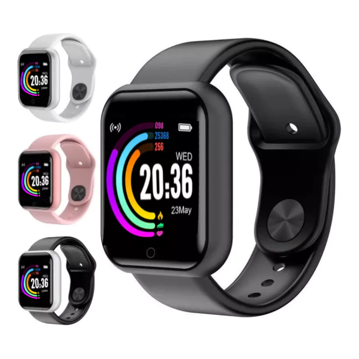 Đồng hồ thông minh Y68 D20s Đồng hồ đeo tay thể dục Bluetooth Đồng hồ đeo tay nam nữ Đồng hồ thông minh Vòng đeo tay kỹ thuật số