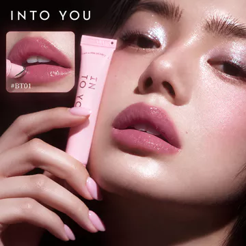 INTO YOU Son dưỡng có màu Bare Tint Lip Balm, son bóng, tạo hiệu ứng căng mọng, dưỡng ẩm, bóng bẩy, lâu trôi
