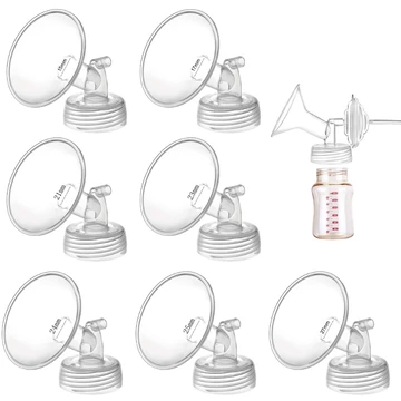 Bộ 2 gói phụ kiện máy hút sữa miệng rộng 24mm, thích hợp cho máy hút sữa điện và phụ kiện máy hút sữa.