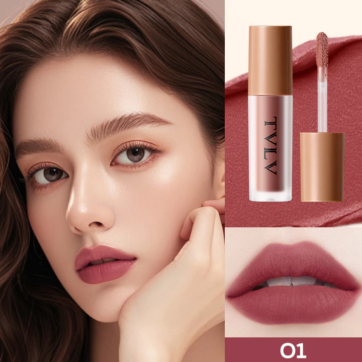 Son bóng lì Airy Matte Velvet TVLV, son tint môi chống thấm nước, lâu trôi, không lem