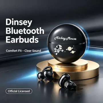 Tai nghe Disney Q70 Tai nghe Thiết kế lật tai Tai nghe Bluetooth không dây mở tai thẩm mỹ cao Tai nghe cơ thể mượt mà Tai nghe có tuổi thọ pin cực dài
