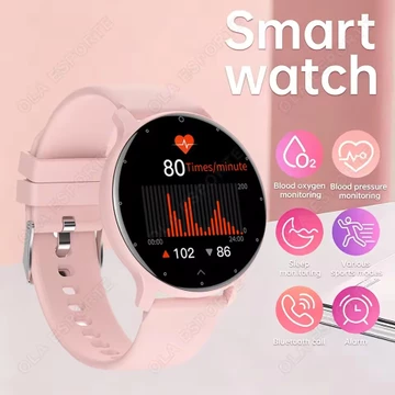 Đồng hồ thông minh nữ 2026 Đồng hồ thông minh mới màn hình 1.46'' Đo oxy máu, huyết áp, theo dõi giấc ngủ, gọi Bluetooth, làm quà tặng cho nam nữ