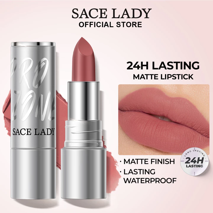 SACE LADY Son môi lì không thấm nước, lâu trôi 24H, son tint & stain, sắc tố cao