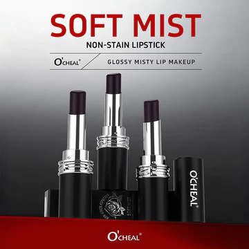 OCHEAL 7109 Son Kem Đệm Bùn Matte Son Môi Bút Lâu Dài Chống Dính Bóng