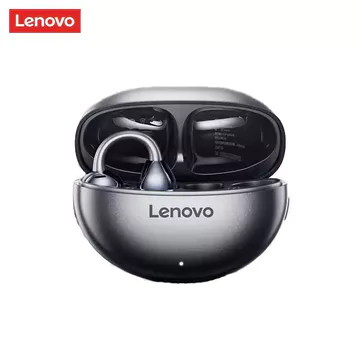 Tai nghe Lenovo TA410 Tai nghe không dây Tai nghe Tai nghe loại kẹp Bluetooth 5.4 Tai nghe Điều khiển cảm ứng Tuổi thọ pin dài có Mic cho tai nghe nhạc