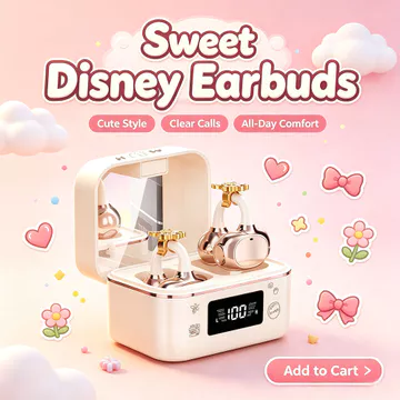 Tai nghe Disney A33 Tai nghe lật tai Tai nghe độ phân giải cao Tai nghe Bluetooth không dây mất Tai nghe di động Đi lại hàng ngày cho tai nghe du lịch âm nhạc