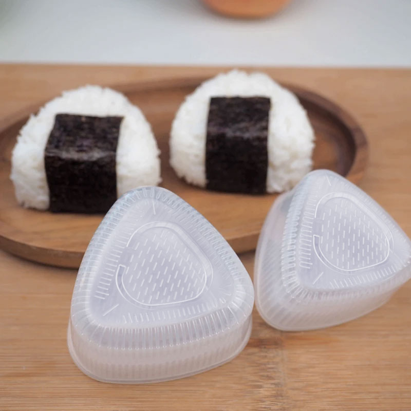 Phụ Kiện Nhà Bếp Khuôn Sushi Tam Giác Khuôn Máy Sushi Khuôn Dụng Cụ Sushi Onigiri Cơm Bóng Be nto Machinenori