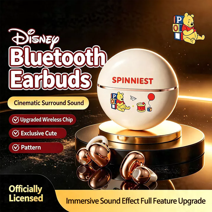 Tai nghe Disney Q70 Tai nghe Thiết kế lật tai Tai nghe Bluetooth không dây mở tai có độ thẩm mỹ cao Tai nghe hợp tác hoạt hình Tai nghe nhét tai đi lại hàng ngày