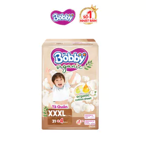 Tã Quần Bobby Organic 3XL31+4