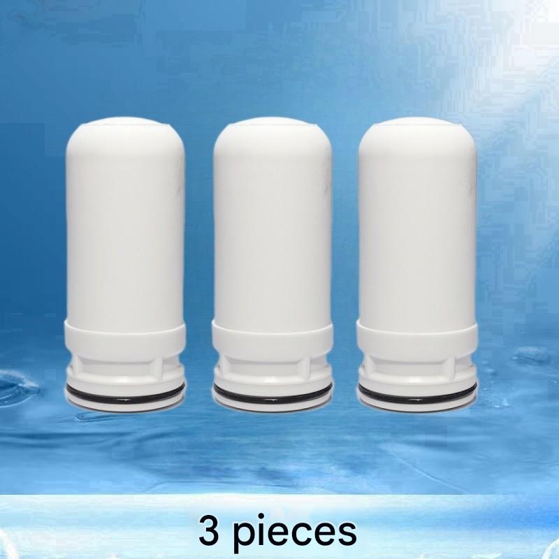 Bộ lọc thay thế cho máy lọc nước 3 lõi, lõi lọc gốm composite, nhiều lớp ngăn chặn cặn bẩn, giảm clo dư, vôi và kiềm trong nước máy.