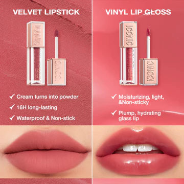 O.TWO.O 【Haute Series】Son bóng/ Son kem lì mờ/ Dưỡng ẩm dạng thạch, lâu trôi