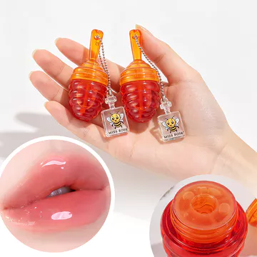 Dầu dưỡng môi mật ong Miss Rose dạng thạch, son môi tổ ong, son bóng, son màu, son tint